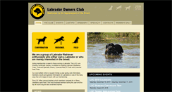 Desktop Screenshot of labradorownersclub.com